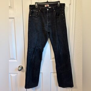 VINTAGE 90s LEVI's 501s Black Size 36x32